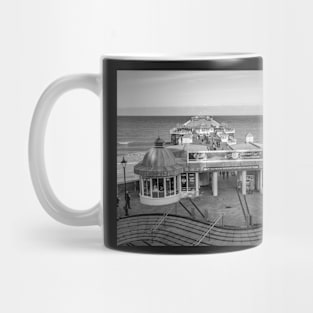 Cromer pier captured from above Mug